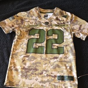 NFL Kids Camouflage Jersey - Green and Tan